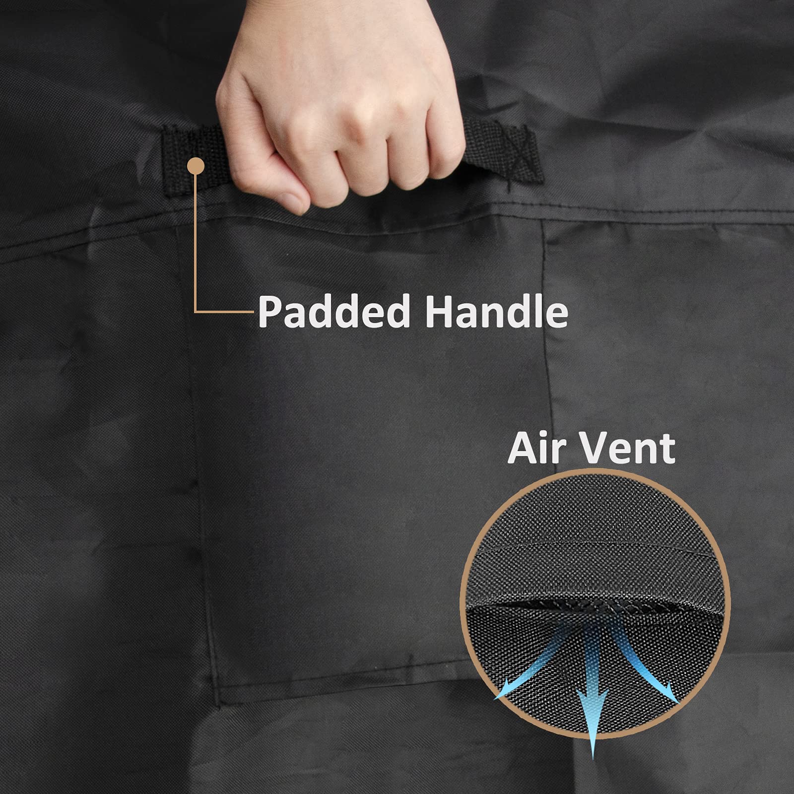 Air Conditioner Cover for Outside Unit, Heavy Duty Large Universal Veranda, Winter AC Cover for Standard American Furniture Central Outdoor 34 x 34 x 30 inch - Image 6