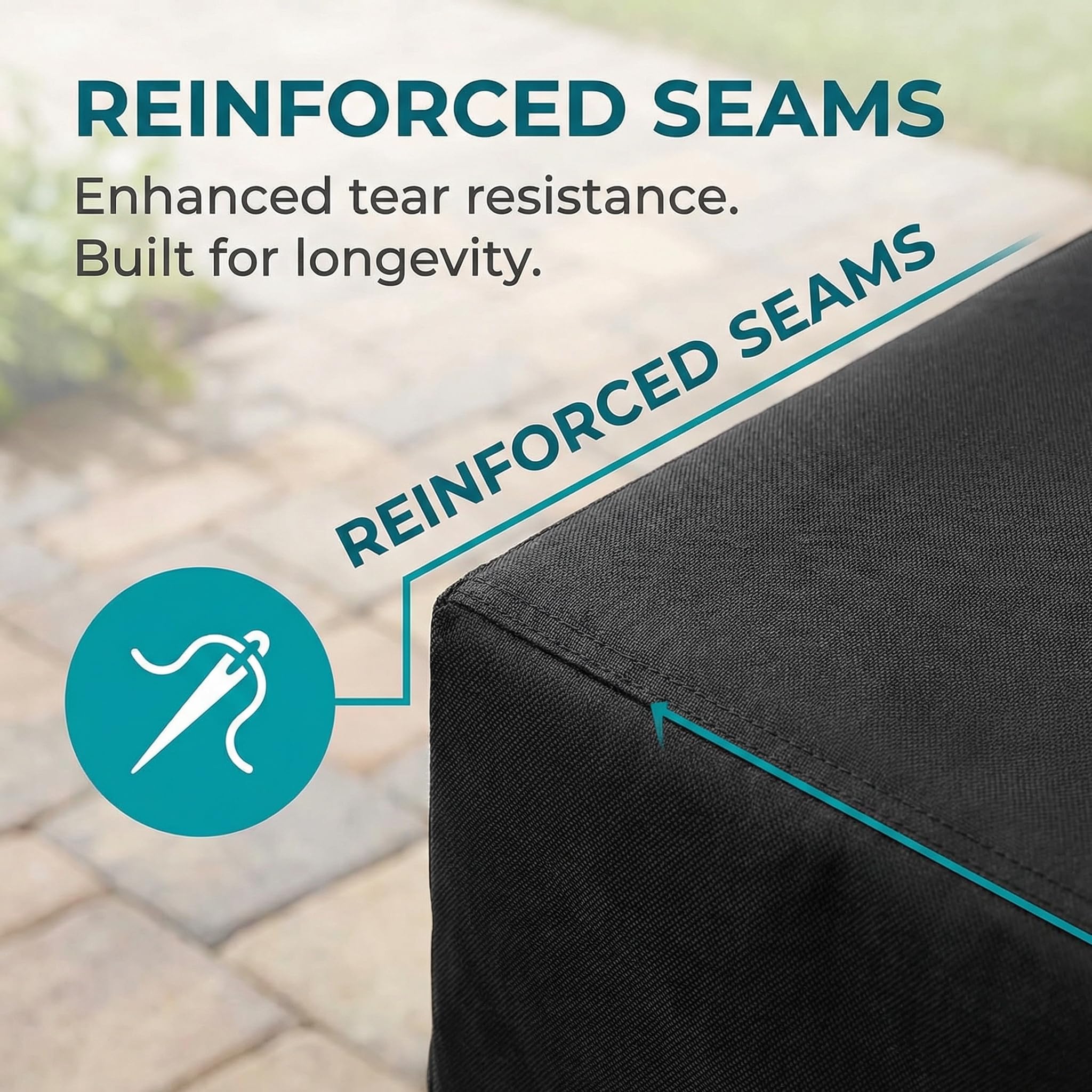 Air Conditioner Cover for Outside Unit, Heavy Duty Large Universal Veranda, Winter AC Cover for Standard American Furniture Central Outdoor 34 x 34 x 30 inch - Image 7