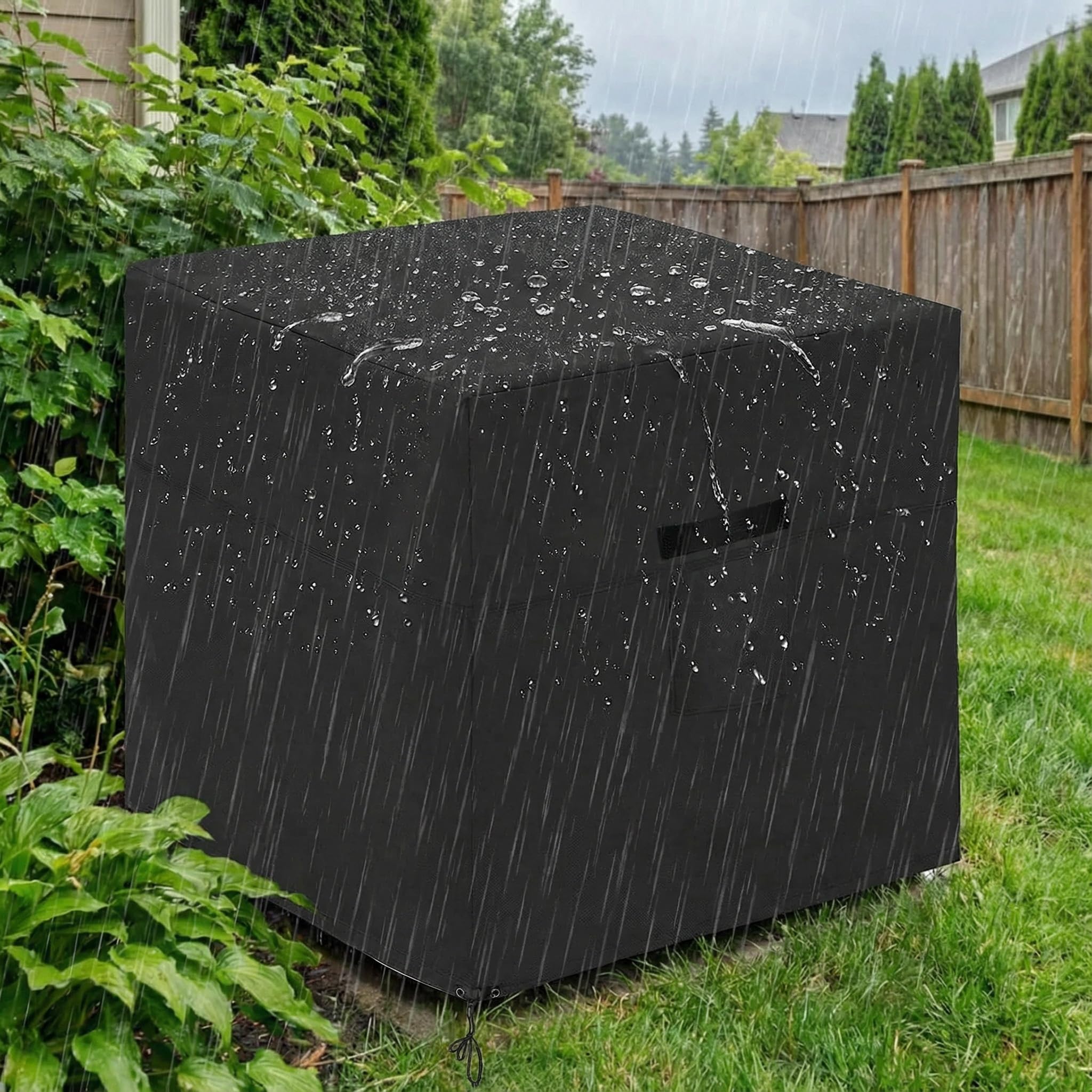 Air Conditioner Cover for Outside Unit, Heavy Duty Large Universal Veranda, Winter AC Cover for Standard American Furniture Central Outdoor 34 x 34 x 30 inch - Image 8