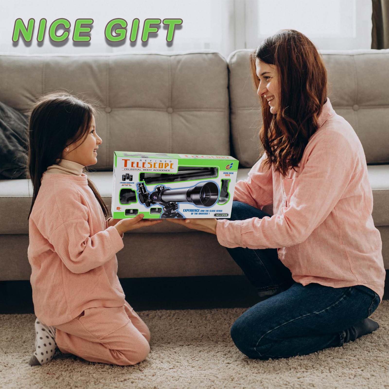 Astronomical Telescope, Professional 20X 30X 40X Astronomical Landscape Telescope with Tripod, Portable for Beginners - Image 5