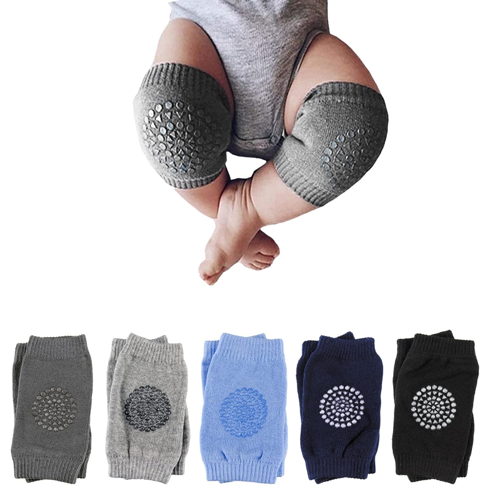Baby knee Pads for Crawling - Anti Slip Unisex Baby Knee Protectors - Toddler Knee Pads Gift Idea for Baby - Image 3