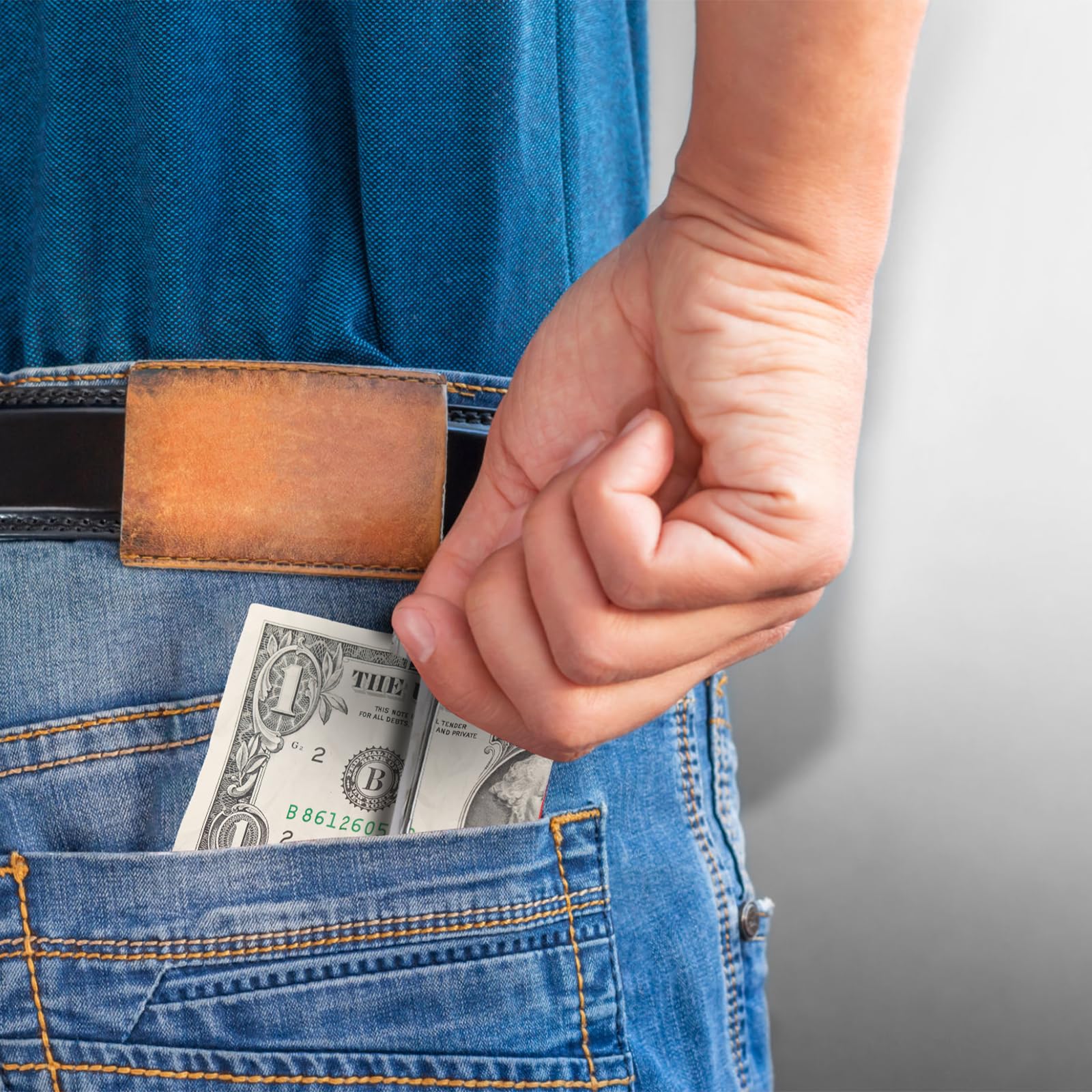 Little World 4PCS Money Clip - Stainless Steel Spring Money Clip for Men, Minimalist Mens Money Clip Front Pocket Wallet (70MM) - Image 5