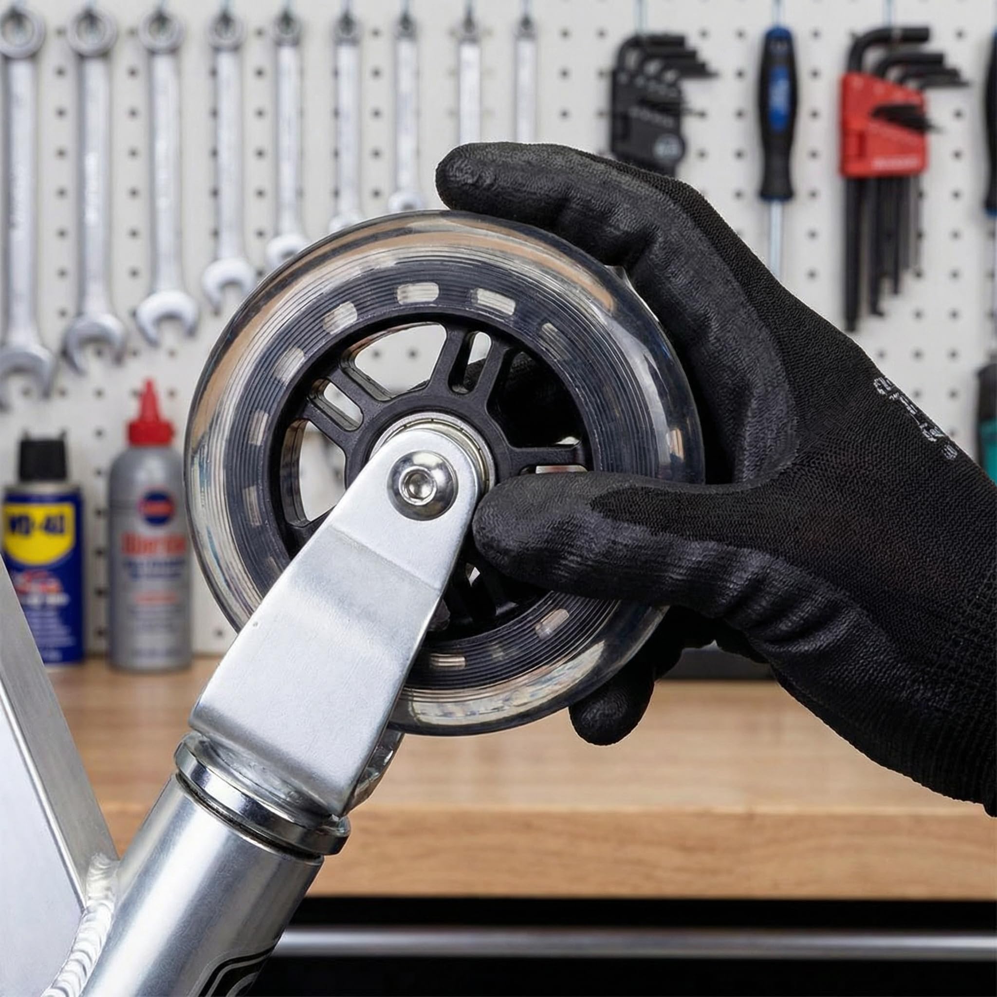 Little World Scooter Wheels - Quality Pair of 2pcs 100mm Stunt Scooter Wheels for Smooth Ride - Image 9