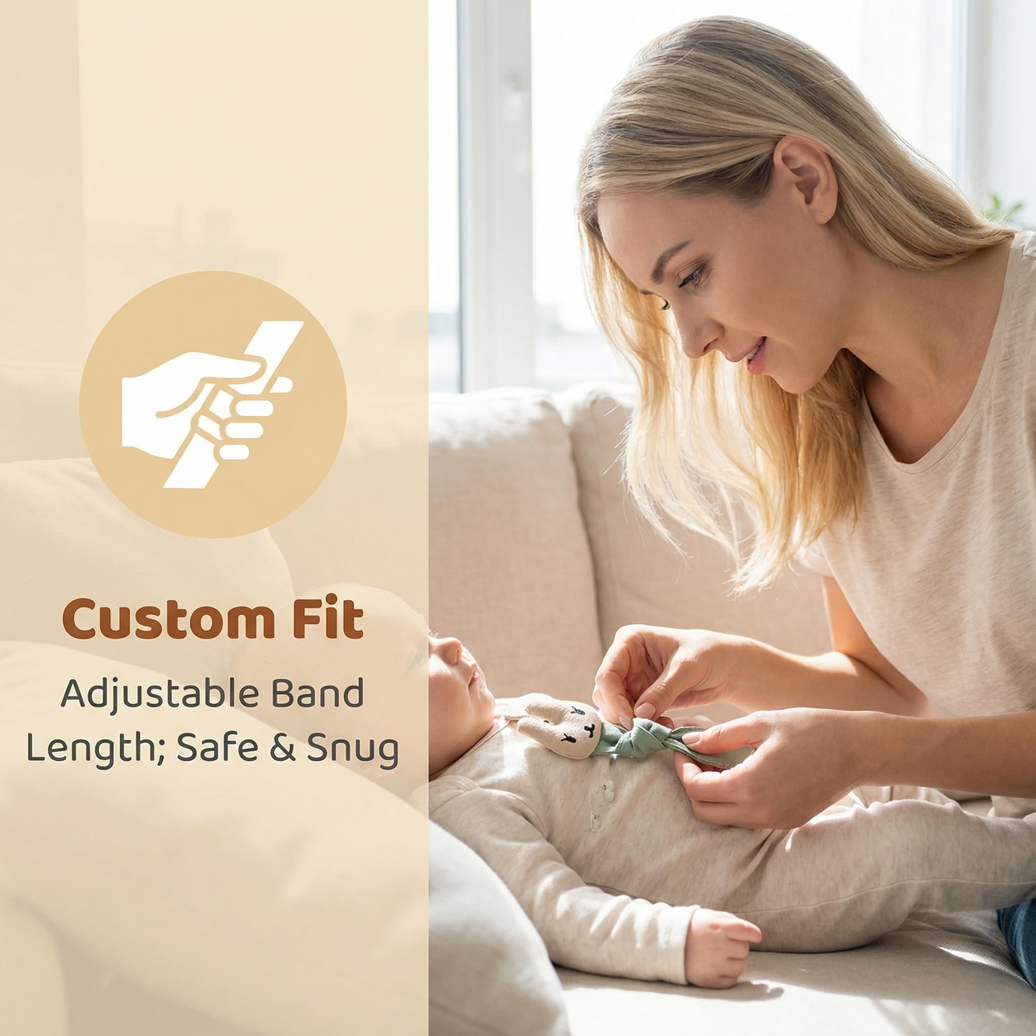 Pacifier Clips - 5 Pack Paci Holder Baby Boys Girls - Teething Beads Soothie Binky Clips Teether Toys - Best Gift Idea for Toddlers - Image 3